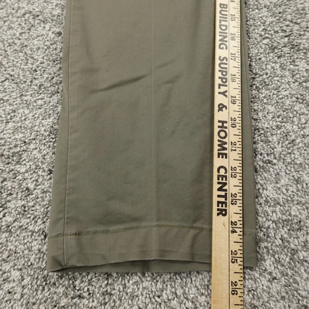 Banana Republic Pants Mens 33X30 Green Chino‎ Trouser Flat Front Preppy Stretch